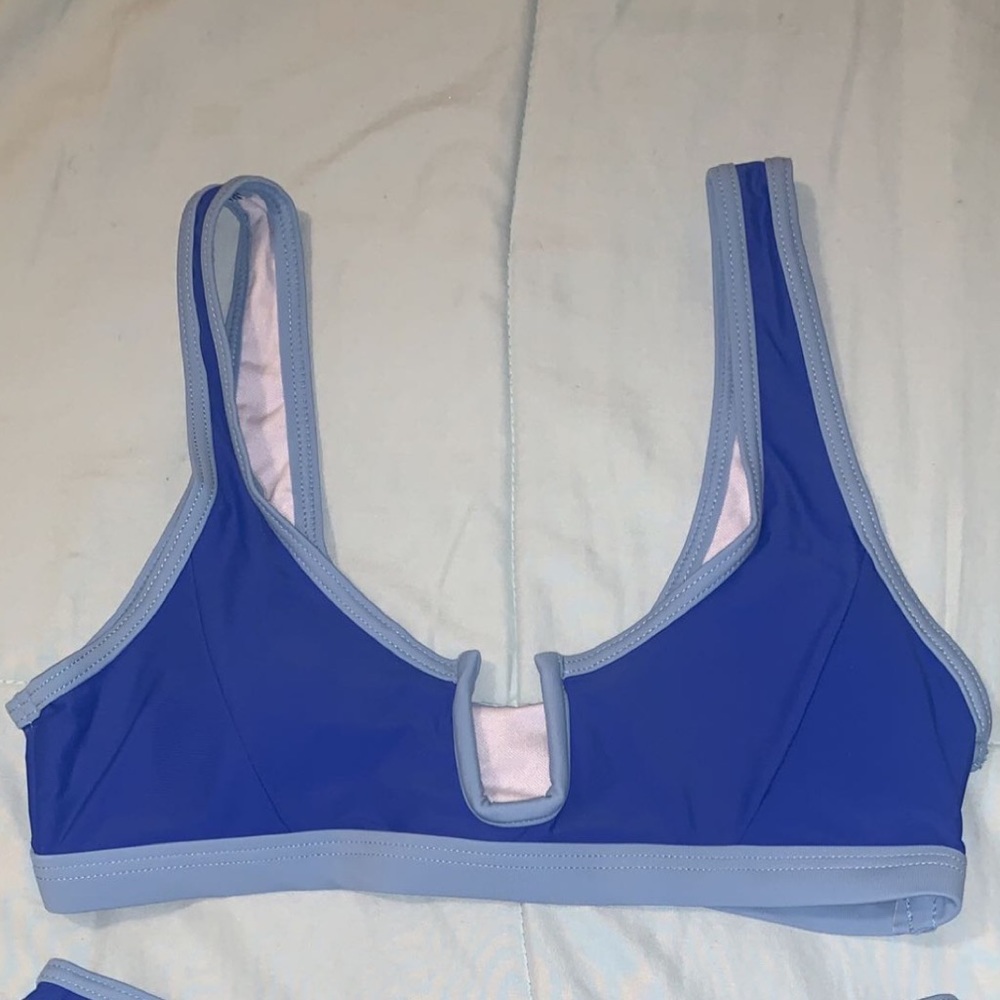Blue bikini set